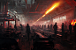 JG-AIART02_Sci-fi_munitions_factory_black_steel_behemoth_people_0e37c293-2cad-495a-98d6-b52f70a837d0.png (2304×1536)