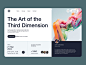 Homepage for the 3D course website by Solar Web for SOLAR Digital on Dribbble