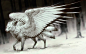 Spread My Wings by tincek-marincek wolf angel monster beast creature animal | Create your own roleplaying game material w/ RPG Bard: www.rpgbard.com | Writing inspiration for Dungeons and Dragons DND D&D Pathfinder PFRPG Warhammer 40k Star Wars Shadow