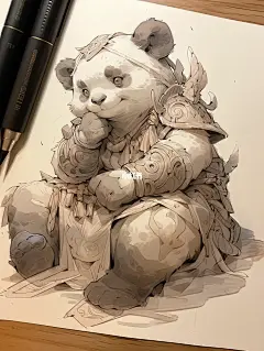 简简单单设计个熊猫