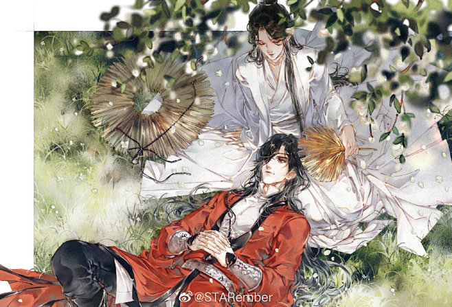 09:55:42〔 天官赐福 〕starember 绘c-古风插画-人物大细仔该采集也