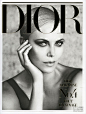 【查理兹·塞隆】“南非美钻”查理兹·塞隆登上《Dior Magazine》拍摄最新时尚大片，气质优雅高贵冷艳。该杂志是法国顶级时装品牌Dior的第一本独立纸质杂志，封面人物均出自Dior御用代言人。