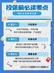 金融保险理念推广知识科普小红书配图