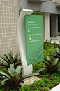 Wayfinding - Totem sign - Residencial Excellence - Barra da Tijuca (RJ) - Brazil # Brazilian design