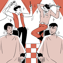 大头头可大了采集到商业插画-小人