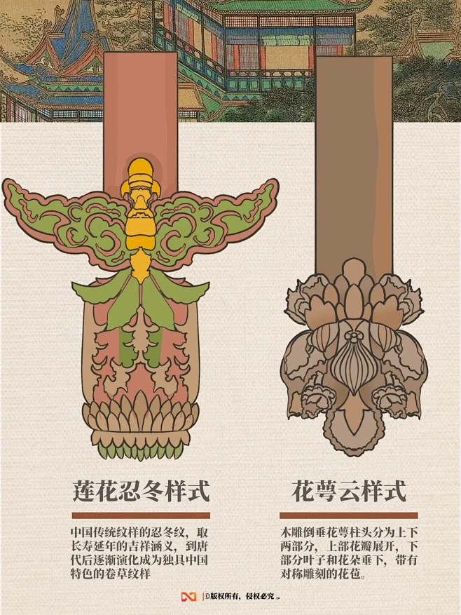 艺术图鉴|中国古建筑之垂花柱