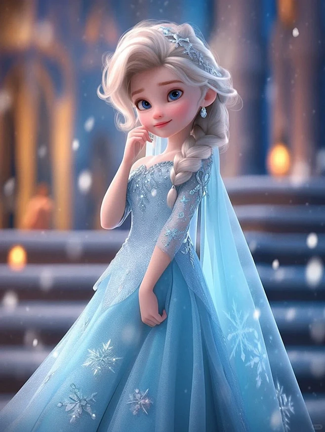 冰雪奇缘公主系▏那么，你有公主梦吗～_7...