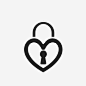 心锁爱锁图标_88ICON https://88icon.com 心锁 爱 锁 钥匙 保持在一起 结合 捆绑 感情 情人节