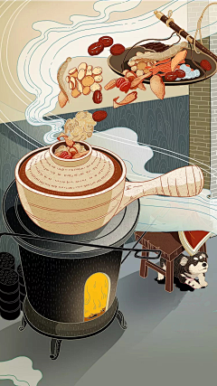周温安采集到插画
