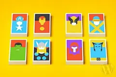 动漫明星阵容 - 名片设计 #名片设计#