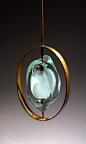 Pendant Ceiling Light No. 1933 by Max Ingrand for Fontana Arte | From a unique collection of antique and modern chandeliers and pendants at https://www.1stdibs.com/furniture/lighting/chandeliers-pendant-lights/