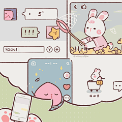 插画超话#BOBO兔的小日常# #每日一画#

这波啊 这波是BOBO的想象力系列～ 

前四张全都是动图嗷！不动戳大！不知道大家能不能get到每张图的点

喜欢可以关注一波！！桃子有在努力做个勤奋的原创日更博主！ ​​​​