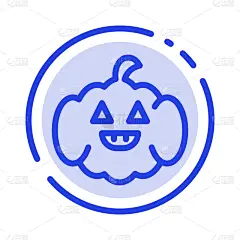 南瓜,美国,虚线,青绿色,线图标,可爱的,传统,牛排,家庭