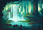 Waterfall on Behance