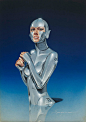 空山基作品,图片来源：HAJIME SORAYAMA - OFFICIAL WEBSITE