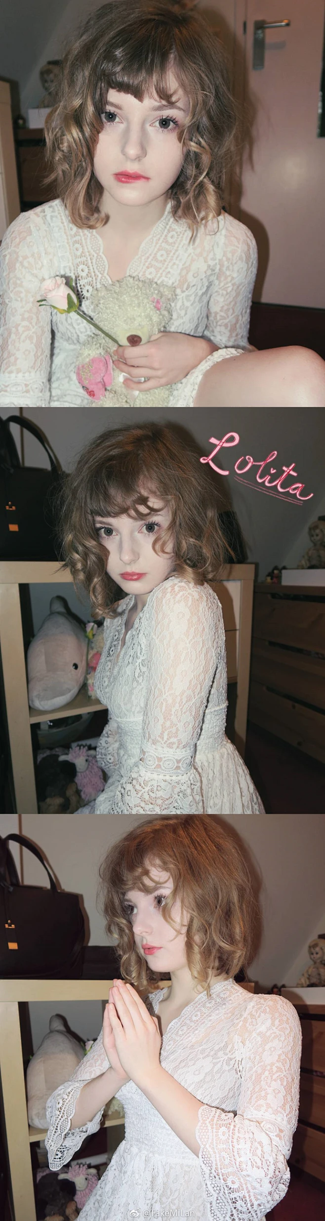 荷兰新加坡混血ellafreya小仙女的眼睛超大鼻子也超好看让人嫉妒啊ins