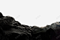 黑色岩石悬崖 平面电商 创意素材