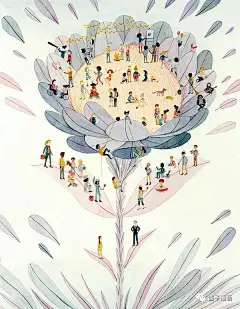 【绘本】入选博洛尼亚儿童书展、沙迦国际书展的西班牙插画师Leire Salaberria_Romero : 除了出版自己的绘本《Hiltzaileak》、《Euria ari duenean》和《熊猫家族》等，她还为意大利、墨西哥、英国、智利等地的儿童读物创作插画。 绘本《El dragó…