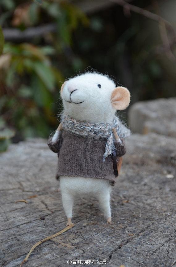 羊毛毡小鼠续
