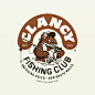 Timba Smits on Instagram: “Clancy Fishing Club. A fun little mascot, logo and badge design pack for a recent personal commission. Super happy with how this dopey-…”