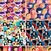 人群矢量图片人员众人很多人密集插画绘画卡通头像半身ai设计素材-淘宝网