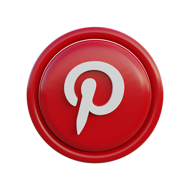 3d icon pinterest