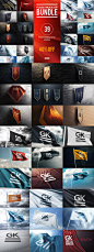 3D Flag`s Bundle Mock-up :  旗帜贴图PSD模型