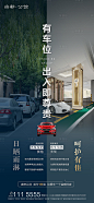 【源文件下载】 房地产 车位  停车场 汽车 创意 对比 海报