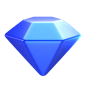 Game Diamond 3D Illustration