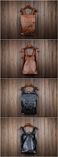 原创设计2015新款日系学院风男女情侣双肩背包旅行包书包休闲皮包-淘宝网