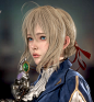 Violet Evergarden - Real Time 3D FanArt, LEE GH : I designed a character named Violet Evergarden into Real-time 3D Character based on my inspiring animated series called, 'Violet Evergarden'.
I recently heard a tragic news about Kyoto Animation Studios' f