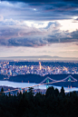 Stormy Sunset Over Vancouver