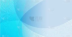 抽象背景与许多重叠的几何。蓝色系的颜色。