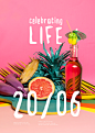 —Celebrating Life III  : Photography, poster design, clothing and decoration for an event. 