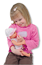 Amazon.es: Melissa & Doug - Annie, muñeco bebé que hace pipí, 31 cm (14880): Juguetes y juegos
