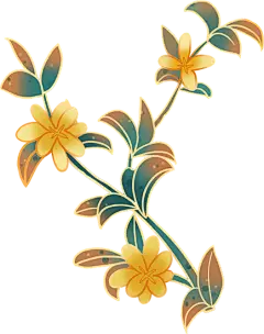 创意国潮风中秋节插画-桂花