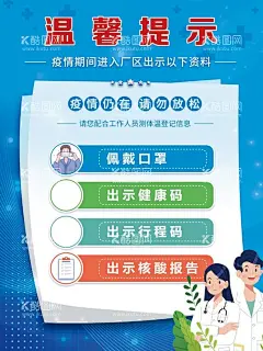温馨提示  - 源文件下载【酷图网】健康通行登记,人人有责,扫码通行,扫码海报,扫码登记,扫码登记出入,请扫行程码,扫码通行海报,健康通行,佩戴口罩,出入扫码点,健康码,测量体温,有序进入,出示健康码,微信扫一扫,扫码提示登记,
