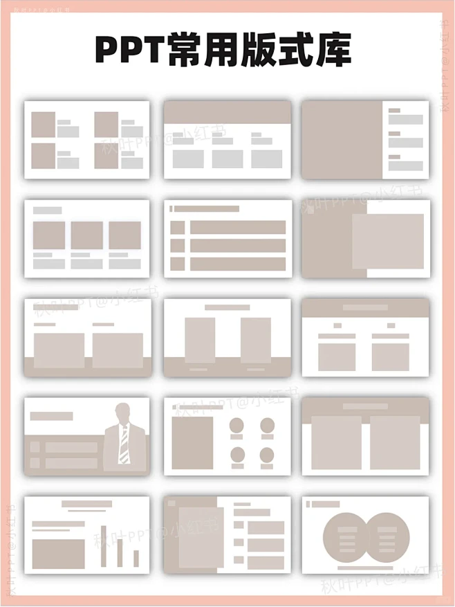 PPT图文排版方式 高级感多图版式 - 小红书-花瓣网