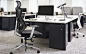 Black-and-grey ITOKI Sequa Office Chair by ITO Design in black-and-white office