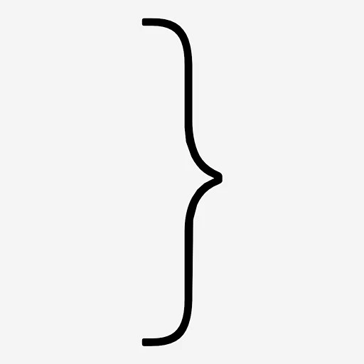 右括号时间右花括号图标_88ICON https://88icon.com 右括号 时间 右花括号 矩阵 语法 结束 大括号 右 细括号-花瓣网