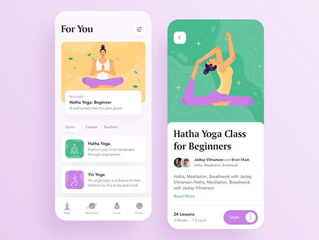 Mobile App for Yoga ...