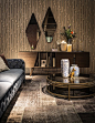 Inspired Decor Additions Bring In Geometric Contrast With Chic Glam Style: 