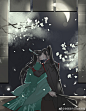 人渣反派自救系统冰秋
“但愿人长久，千里共婵娟。”

搞完了！！！！是冰秋七夕贺图！！！！感谢水叶一嗓子把我的圆月吼回了上弦月我爱她！！！！！！！！

（细化是不可能的，凑活看吧这辈子都不会细化的。） ​​​​