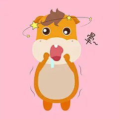 原创12生肖马晕表情包元素