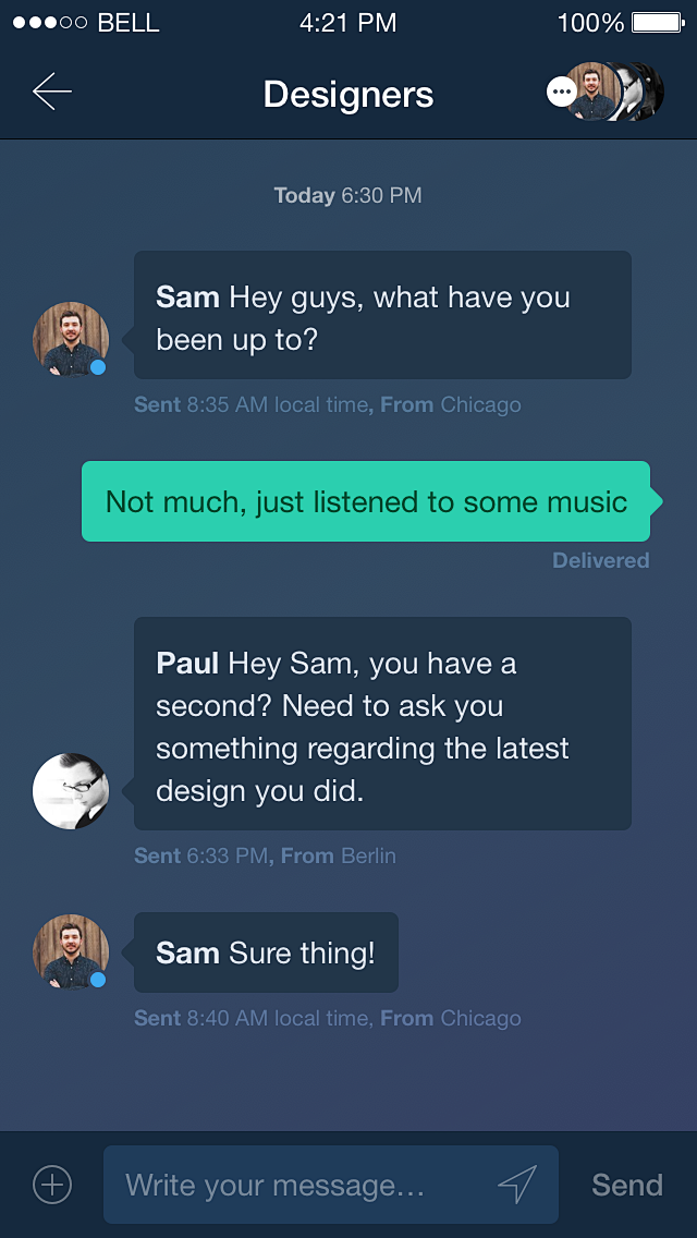 Messaging-dark