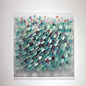 Emma Varga, SOLD - The Wall # 2, 2016, pate de verre elements fused & assembled on a glass sheet | sabbia gallery Melting Glass, Glass Artwork, Artist At Work, Asian Art, Fused Glass, Art Prints, Gallery, Painting, Sculptures