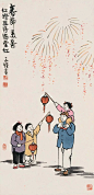 丰子恺笔下的24幅过年漫画，带你寻回年的味道！