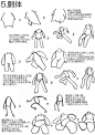 日式Q版漫画人体姿势POSE集人物动作造型合集素材-淘宝网