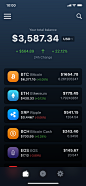 Crypto tracker screen 1