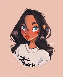 小满的插画分享
可爱女孩子的头像，看见就好想画100张临摹计划超话 安排起来Works by Sarafaber #插画分享##procreate##儿童插画#Procreate超话 ​​​​